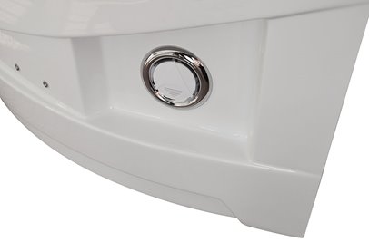 Wanna z hydromasażem narożna prawa 135x135 cm MUS-1085