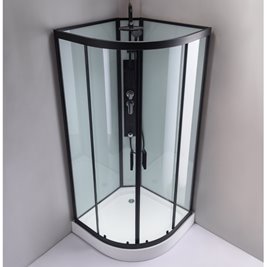 Kabina prysznicowa półokrągła zabudowana 80x80 Puerto