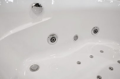 Wanna z hydromasażem narożna 150x100 cm MO-0202