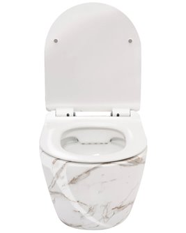 Misa wc wisząca Carlos Rimless Slim Lava Shiny Rea