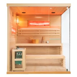 Sauna fińska 4 osobowa wysokotemperaturowa 6KW Harvia 180x160 cm Lark5-WD