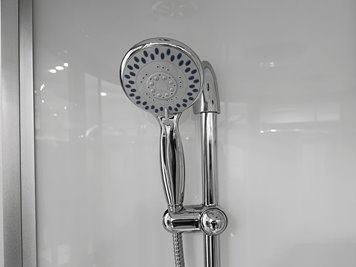 Duża kabino wanna Spa z hydromasażem białe ściany 150x150 cm MO-08150B