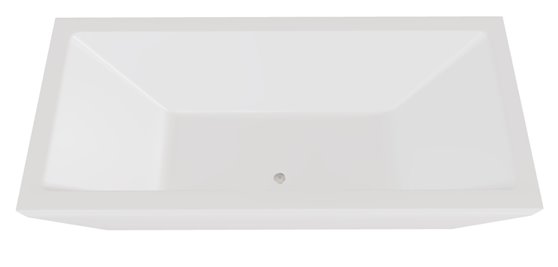 Wanna wolnostojąca przyścienna + klik-klak chrom Vena Besco 170 cm WKVE-170-WS