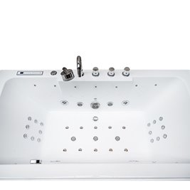 Wanna prostokątna z hydromasażem 160x84 cm Iris 933B Hydrosan