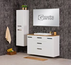 Szafka wisząca z umywalką 120/39C3 Liv seria Fokus B