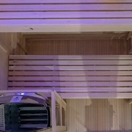 Sauna fińska 4 osobowa wysokotemperaturowa 4,5KW Harvia 140x150 cm Lark3-WD