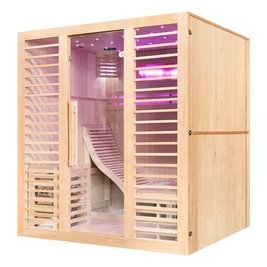 Sauna sucha fińska piec 6 KW Harvia BC60 + kamień solny 180X160X200CM MO-EA4-L Mazur