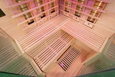 Sauna na podczerwień 150X150X200CM MO-EA3CR Infrared Mazur