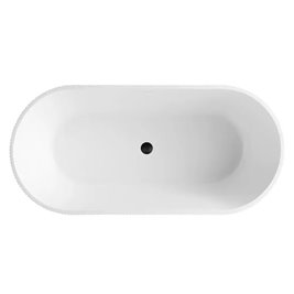 Wanna wolnostojąca ryflowana owalna 170 cm Ofelia Rea zdjęcie 8