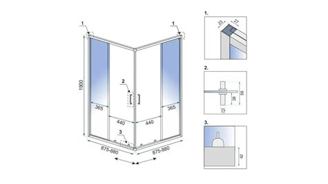 Kabina prysznicowa kwadratowa 90x90 profil złoty szczotkowany City Rea