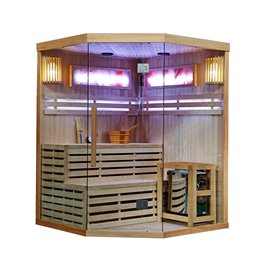 Sauna fińska 6 osobowa wysokotemperaturowa 8KW Harvia 180x180 cm Kemi7