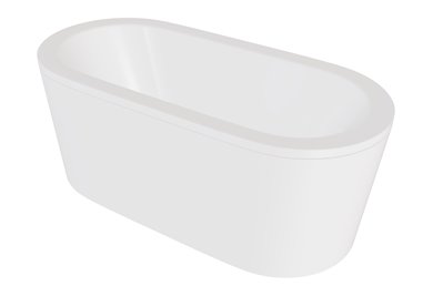 Wanna wolnostojąca Victoria 185 cm syfon chrom Besco WKV-185-WO