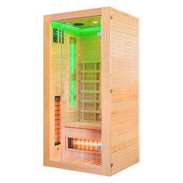 Sauna na podczerwień jednoosobowa + kamienie solne 90X90X190CM MO-EA1RS Infrared Mazur