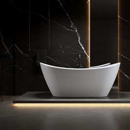 Wanna wolnostojąca biała 160 cm Rica Hydrosan