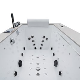 Wanna z hydromasażem prostokątna 180x100 cm Boston 926W Hydrosan
