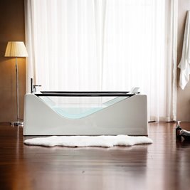 Wanna z hydromasażem prostokątna 170x80 cm MO-0011L