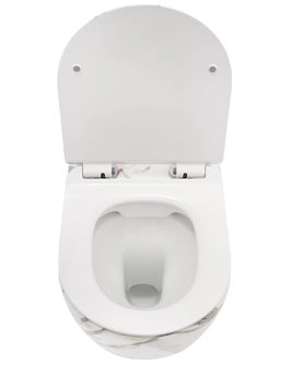Misa wc wisząca Carlos Rimless Slim Lava Shiny Rea