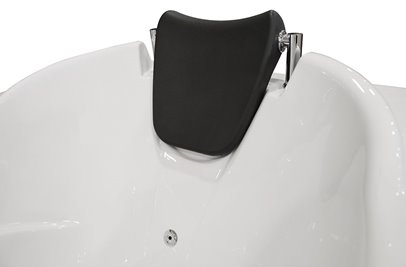 Wanna z hydromasażem prostokątna do rogu łazienki 150x83 cm MO-0204