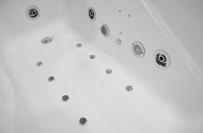 Wanna z hydromasażem przyścienna 150x80 cm MO-0061-150