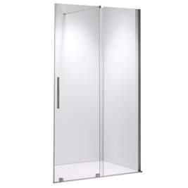 Drzwi prysznicowe rozsuwane szkło 8 mm 90 cm ASTRA-CH-A-90 zestaw