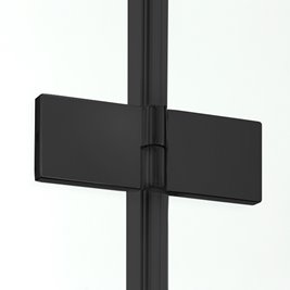 Kabina prostokątna składana 80x90 D-0287A/D-0290A New Soleo Black New Trendy