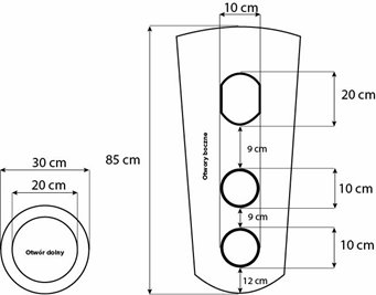 Umywalka wolnostojąca ceramiczna owalna biała 85x40 cm LINO-WH-400