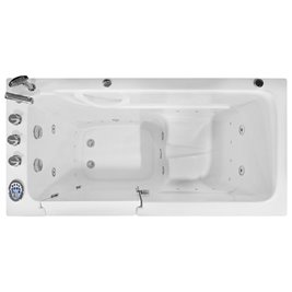 Wanna z hydromasażem dla osób niepełnosprawnych 152x75 cm MO-0503