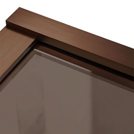 Miedź szczotkowana parawan nawannowy 80 cm Elegant Rea zdjęcie 9