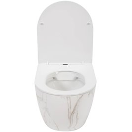 Misa wc wisząca Carlos Rimless Flat Aiax Shiny Rea