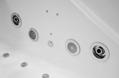 Wanna z hydromasażem przyścienna 150x80 cm MO-0061-150