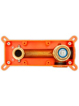 Bateria umywalkowa w kolorze miedzianym Lungo Rea