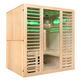 Sauna sucha fińska piec 6 KW Harvia BC60 + kamień solny 180X160X200CM MO-EA4-L Mazur
