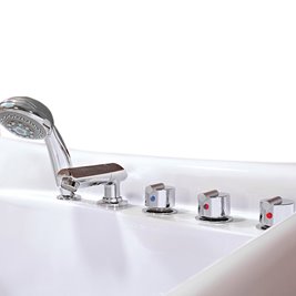 Wanna z hydromasażem prostokątna Ramzes 634 168 cm