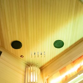 Sauna fińska 2 osobowa wysokotemperaturowa 3,5KW Harvia 120x120 cm Lark2-WD