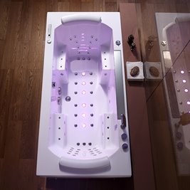 Wanna z hydromasażem prostokątna 180x90 cm Marbe 941 Hydrosan