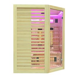 Sauna na podczerwień kamień solny 150X150X190CM MO-RL3CS Infrared Mazur