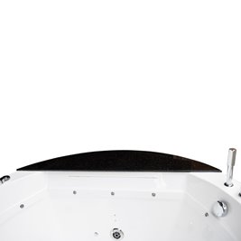 Wanna z hydromasażem okrągła do zabudowy + obudowa 155x155 cm Della 916