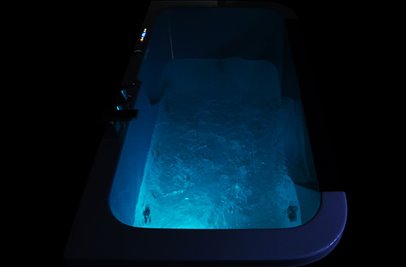 Wanna z hydromasażem przyścienna 150x80 cm MO-0061-150