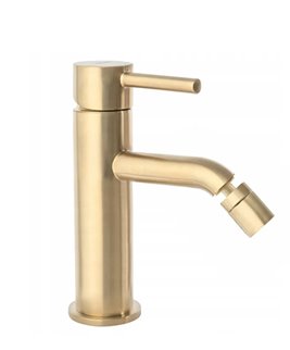 Złoto szczotkowane bateria bidetowa Lungo Rea