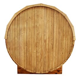 Sauna fińska ogrodowa zewnętrzna beczka 6 osobowa 210x210 Tromso