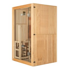 Sauna sucha fińska piec 3,5 KW Harvia BC35 + kamień solny 121X106X192CM MO-EA2S Mazur
