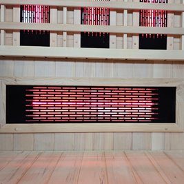 Sauna Combo na podczerwień + fińska 5-osobowa 180x160 cm Helsi1 6KW