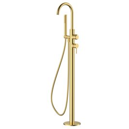 Bateria wannowa stojąca montaż podłogowy złoto szczotkowane Ultimate ABUL221221 Avapax