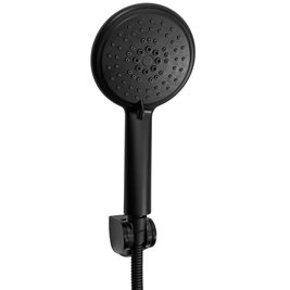 Czarna bateria wannowa Dart Rea