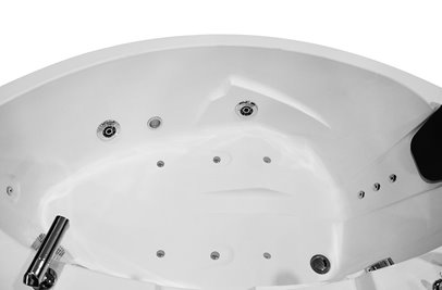 Wanna łazienkowa z hydromasażem Spa narożna 135x135 cm MO-0313