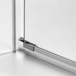 Kabina prostokątna przyścienna z bocznym wejściem 90x80 EXK-0197 Eventa New Trendy