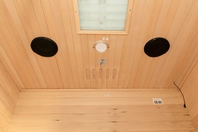 Sauna na podczerwień dwuosobowa panele sól himalajska 120X105X190CM MO-EA2R Infrared Mazur