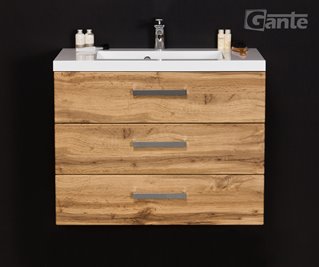 Szafka wisząca z umywalką 80/39/3 seria Fokus NE