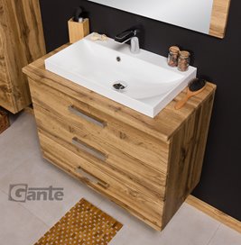 Szafka wisząca z umywalką 80/39/3 FKS seria Fokus NE