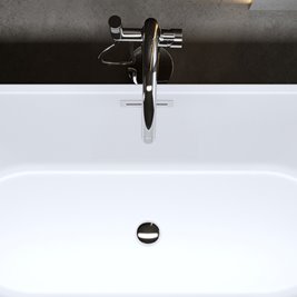 Wanna wolnostojąca biała 170 cm Lizbona Hydrosan